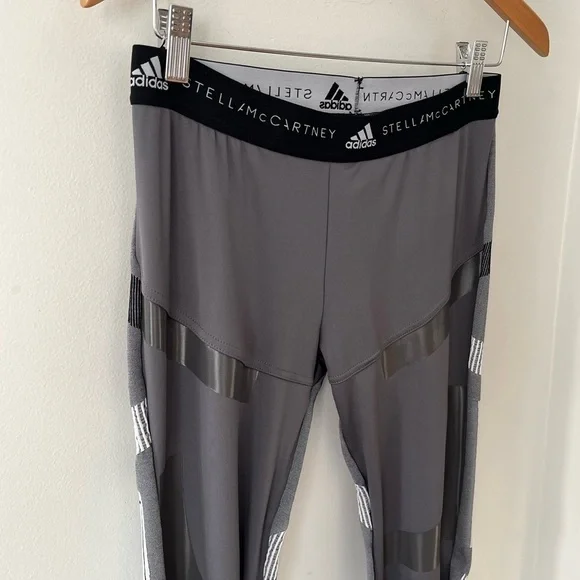Adidas Stella McCartney Women’s Parley RUN ULTRA TIGHTS Leggings Gray M - Picture 9 of 16